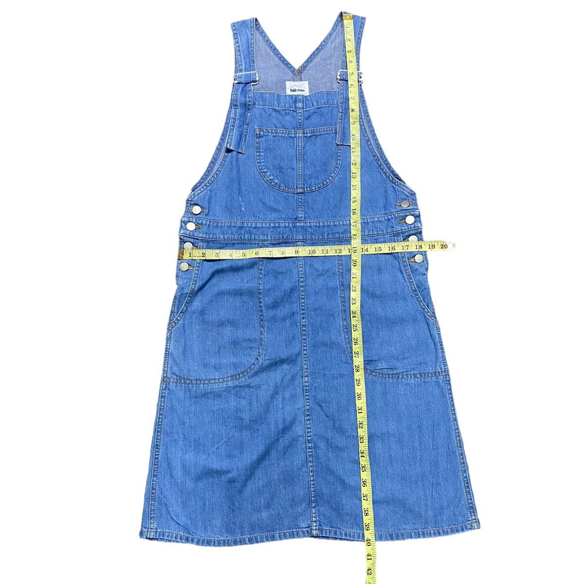 Issey Miyake Ne-net Denim Overall Dress Size M / US 6-8 / IT 42-44 - 12 Thumbnail