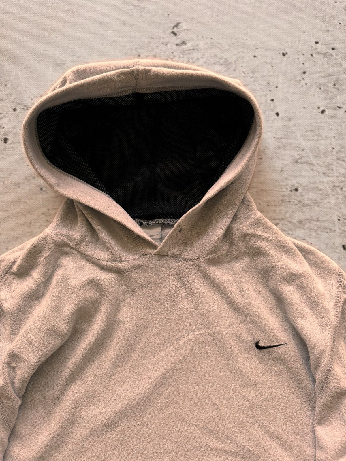 Nike × Vintage NIKE VINTAGE TEDDY BASIC LOGO OVERSIZE BOXY HOODIE Size US S / EU 44-46 / 1 - 3 Thumbnail