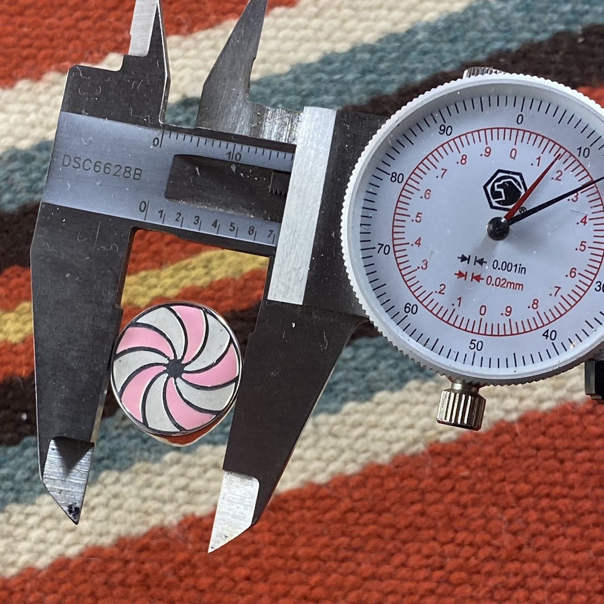Japanese Brand × Kapital × Vintage Vtg Y2K Sterling Silver Chunky Swirl Signet Candy Ring Cyber Size ONE SIZE - 7 Thumbnail