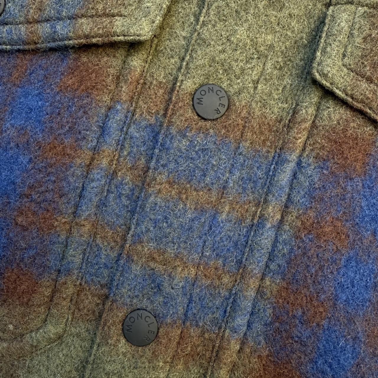 Moncler MONCLER GRENOBLE JACKET APRES SKI GREEN GREY PLAID FLANNEL Size US XL / EU 56 / 4 - 5 Thumbnail