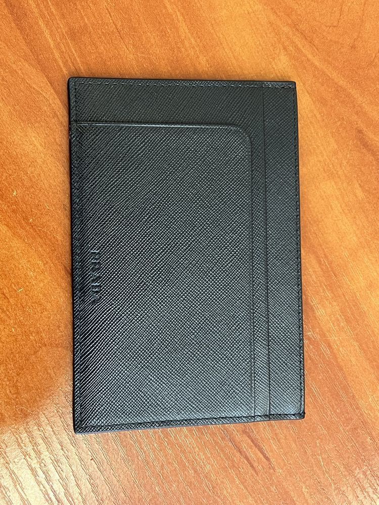 Prada Prada Saffiano Leather Cars Holder Wallet Size ONE SIZE - 1 Thumbnail