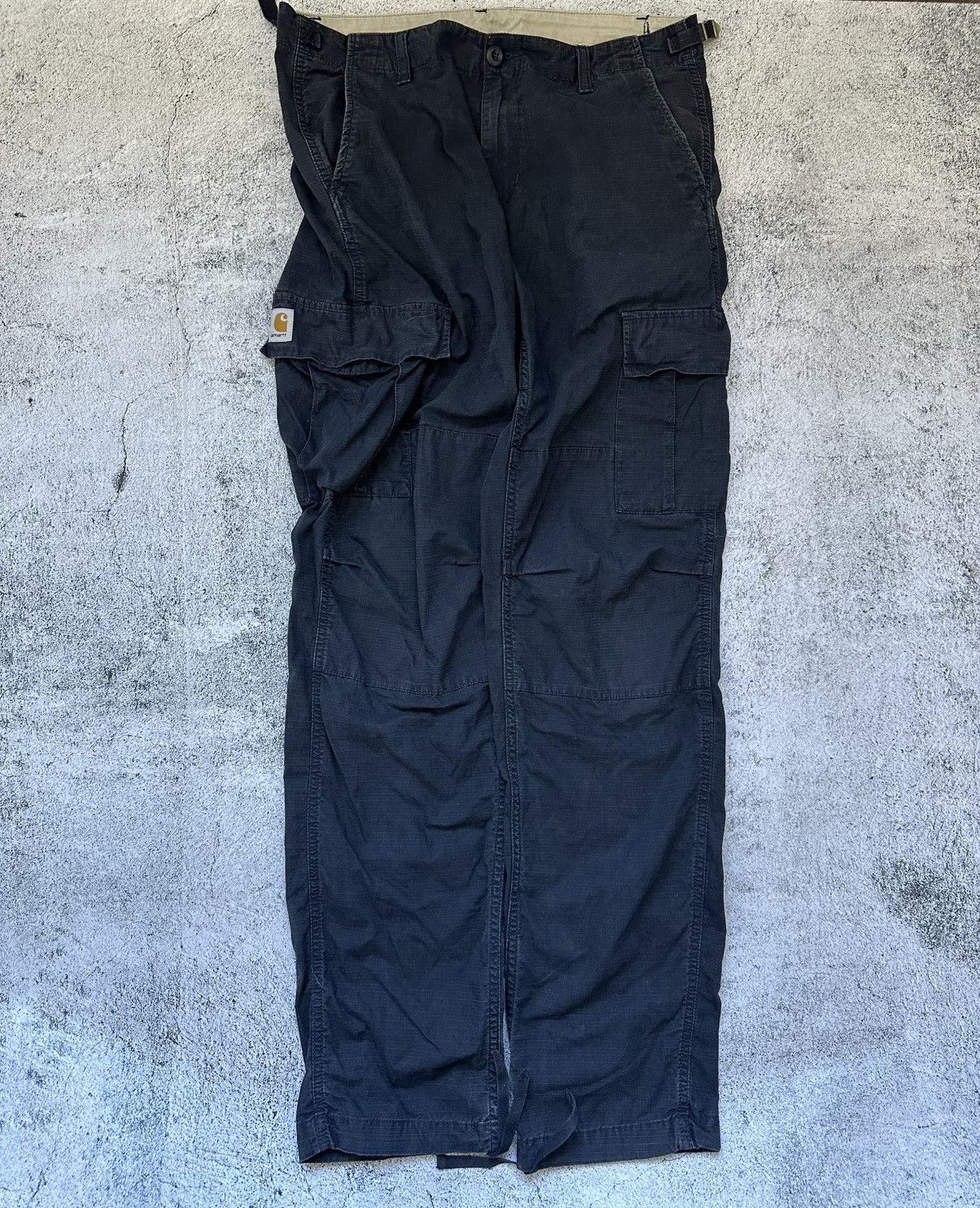 Carhartt Carhartt Cargo Aviation Pants Size 33x34 Blue Size US 33 - 1 Thumbnail