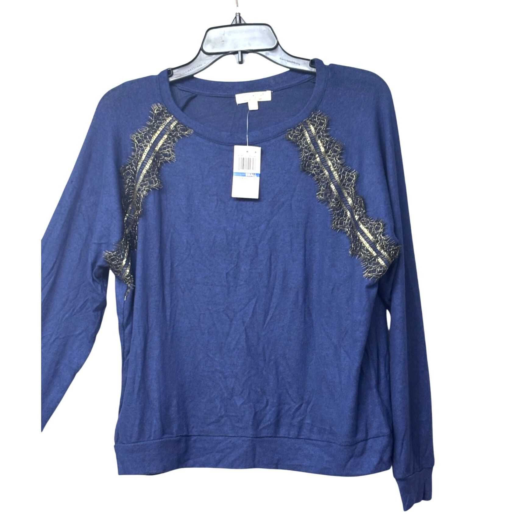 Other Ultra Flirt Junior’s Embellished Reglan Pullover Sweater, Bl Size S / US 4 / IT 40 - 1 Thumbnail