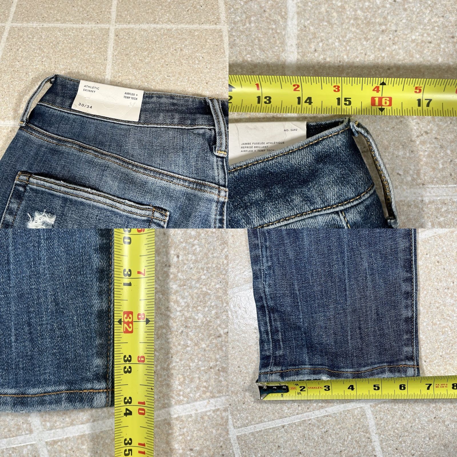 American Eagle Outfitters NWT American Eagle Outfitters Men’s Skinny Jeans Athletic 30x34 Distressed Blue NWT Mens Jeans 30 34 Distressed Athletic Skinny Jeans Size US 30 / EU 46 - 8 Thumbnail