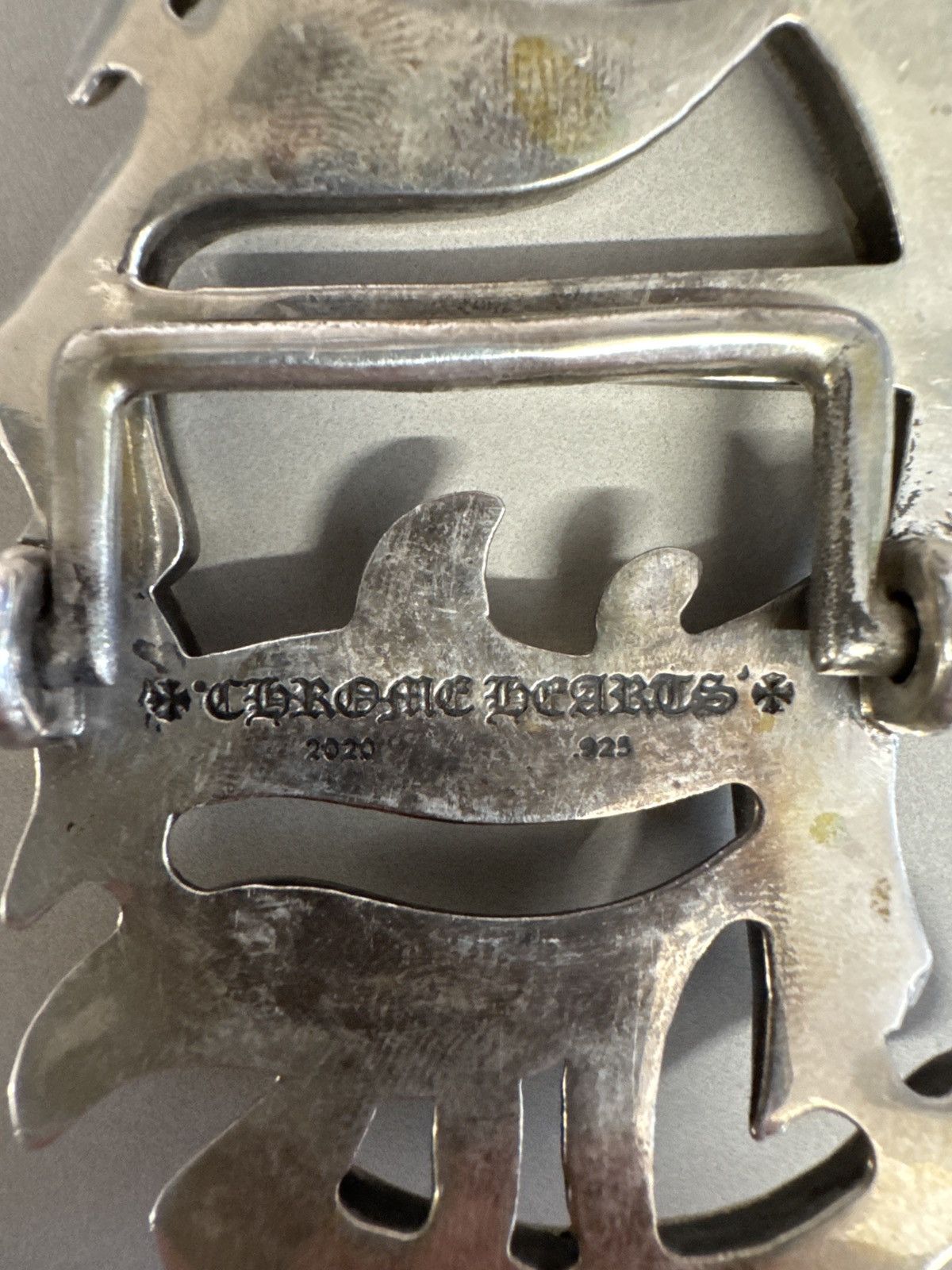 Chrome Hearts CH Silver Belt Buckle Size ONE SIZE - 3 Thumbnail