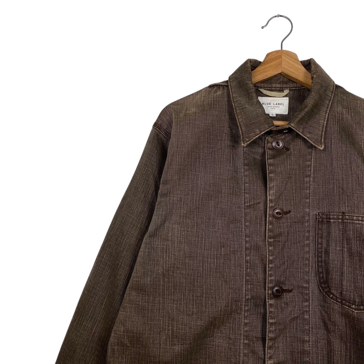 United Arrows United Arrow denim chore jacket Size US L / EU 52-54 / 3 - 6 Thumbnail