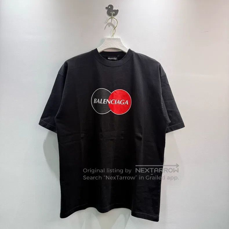 Balenciaga Balenciaga Mastercard Printed Logo Short Sleeve Size US S / EU 44-46 / 1 - 1 Thumbnail