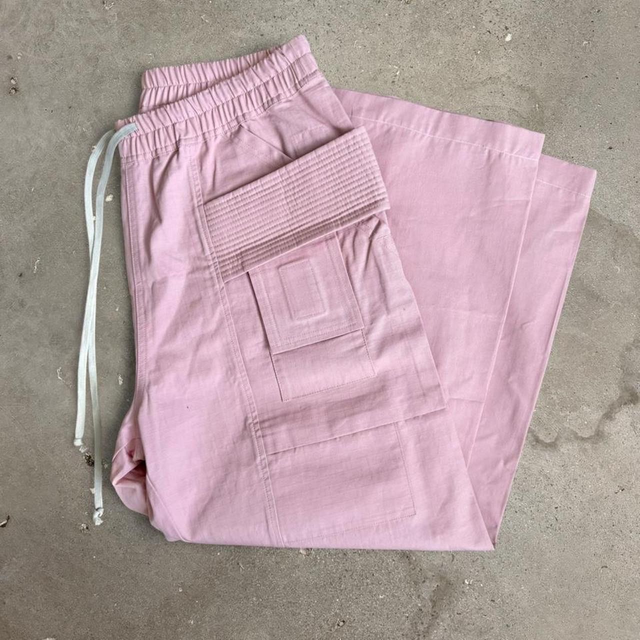 Rick Owens Drkshdw Rick Ownes Drkshdw Wide Leg Creatch Cargo Drawstring Pants Size US 32 / EU 48 - 2 Thumbnail