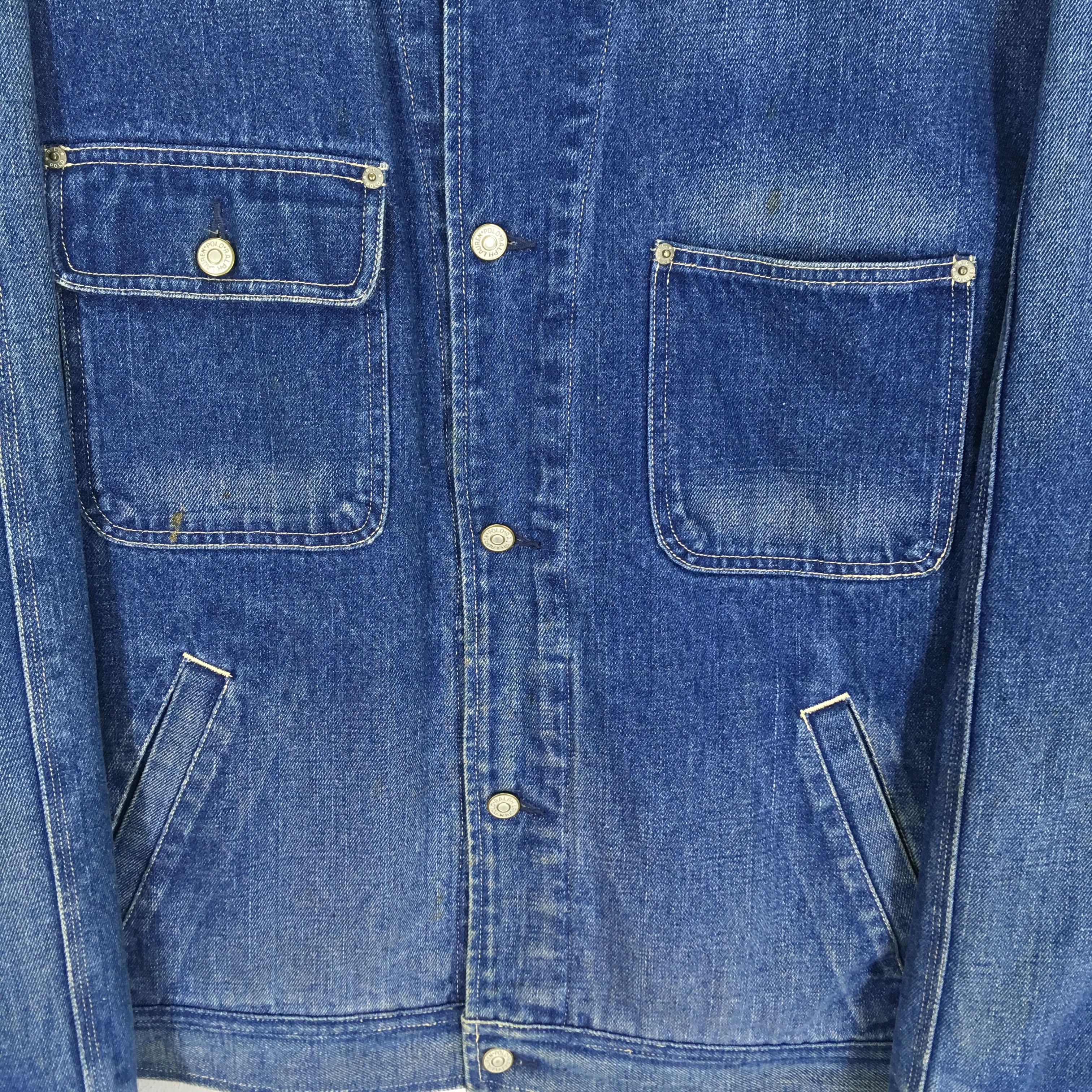 Polo Ralph Lauren × Vintage Vintage 90's Polo Ralph Lauren Denim Jacket Workwear Size US XXL / EU 58 / 5 - 6 Thumbnail