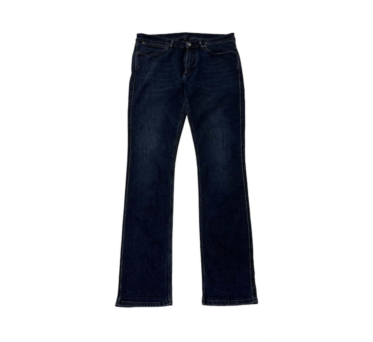 Acne Studios Acne Studios Max Blue Black FW20 classic jeans pants denim Size US 34 / EU 50 - 1 Thumbnail