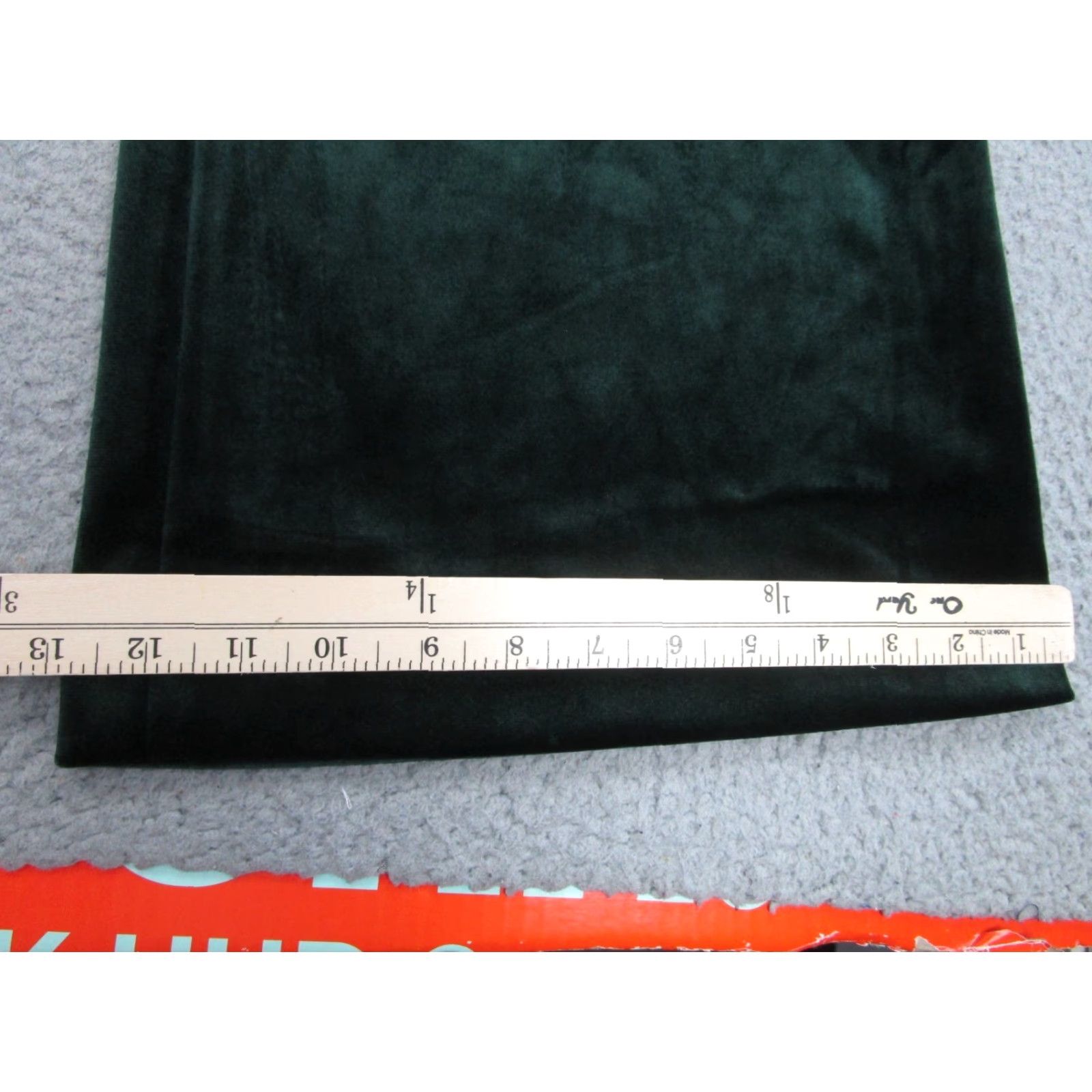 Express Womens Velvet Kick Flare Pants 12R Jewel Green Whims Goth Dark Romantic y2k Size 34" / US 12 / IT 48 - 6 Thumbnail