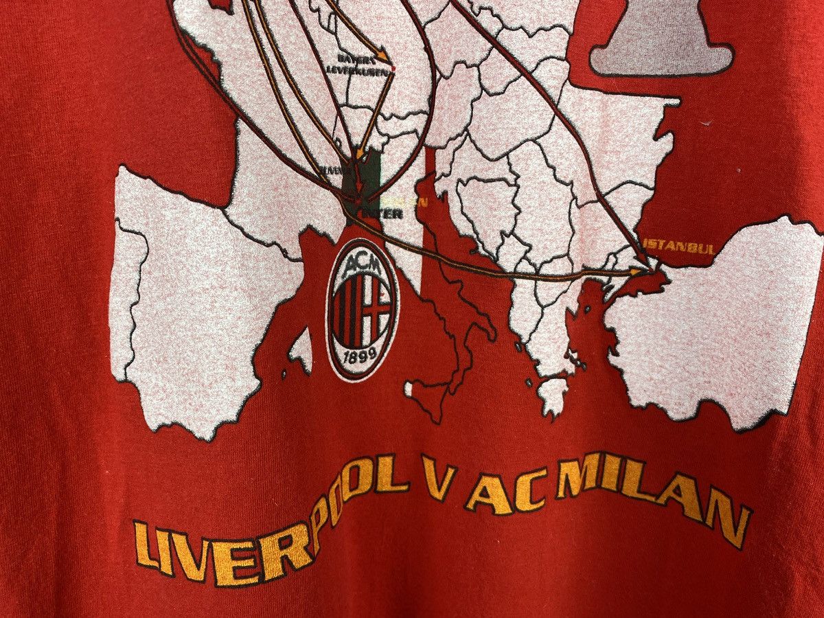 Vintage Soccer T-Shirt Liverpool Milan Final Istanbul 2005 Football Size US L / EU 52-54 / 3 - 13 Thumbnail