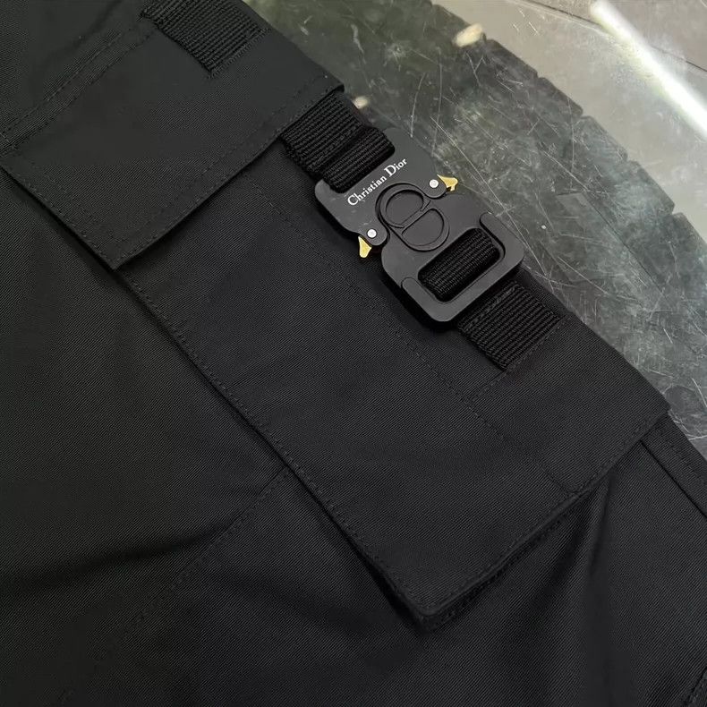 Dior Co-branded functional buckle black workwear pants 2503-Next Size US 34 / EU 50 - 5 Thumbnail