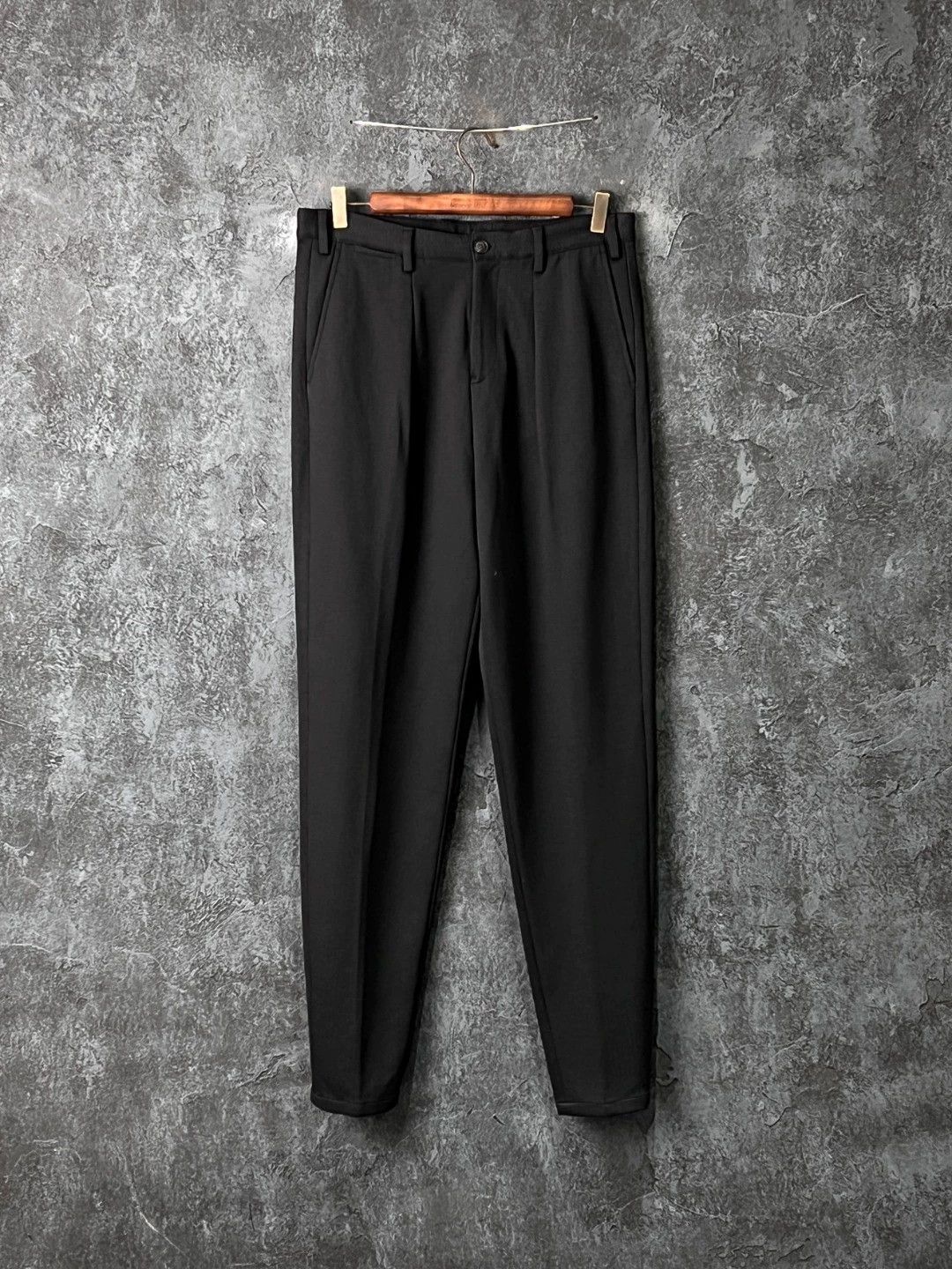 EMPORIO ARMANI black skinny chinos