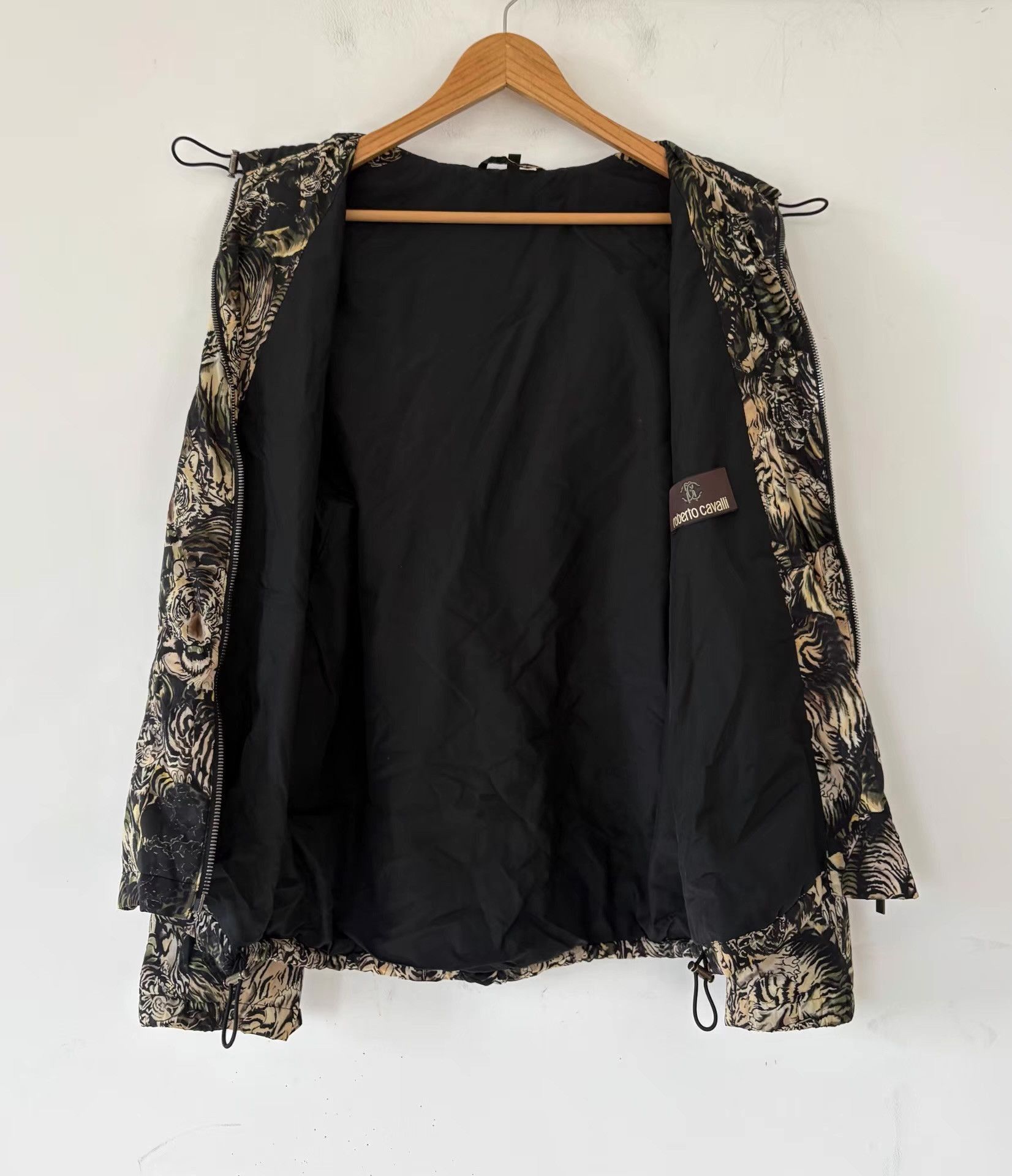Roberto Cavalli Multi Print Hooded Light Jacket Size US M / EU 48-50 / 2 - 3 Thumbnail