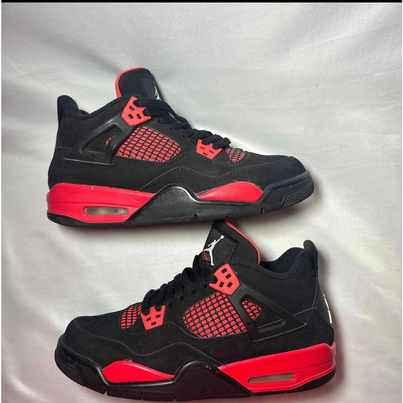 Jordan Brand × Nike Size 7 - Nike Air Jordan 4 Retro GS Red Thunder Men's Shoes Size US 7 / EU 40 - 2 Thumbnail