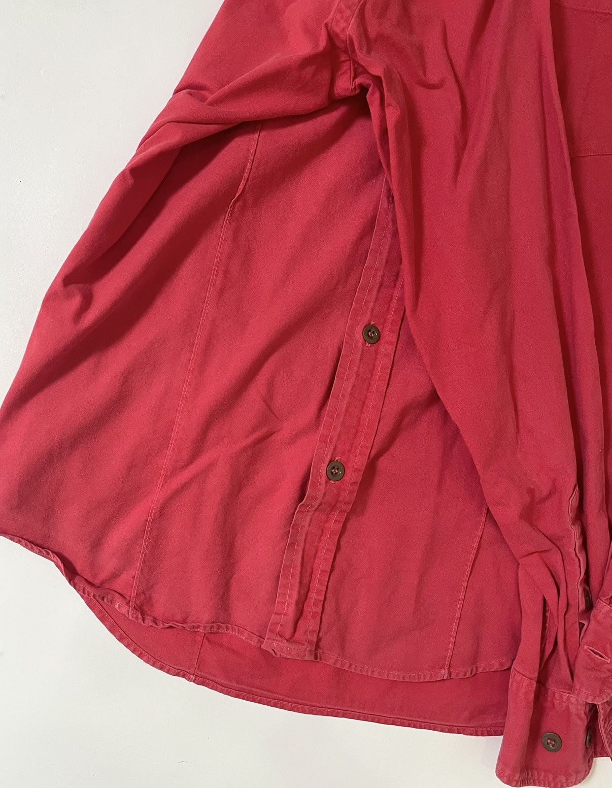 Yohji Yamamoto TAX FREE 🇺🇸 yohji yamamoto y’s for men red button up shirt Size US M / EU 48-50 / 2 - 4 Thumbnail