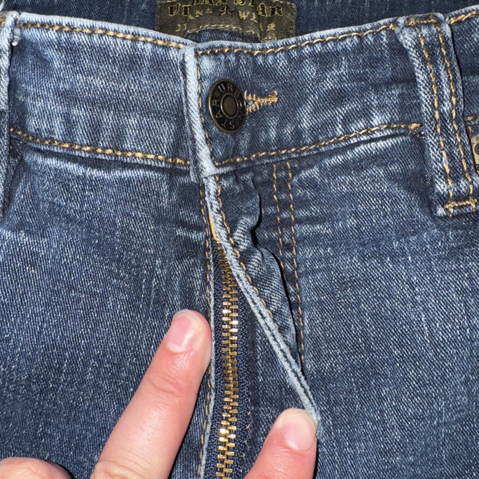 Vintage Vintage Urban Star Jeans Wear Denim 34x28 Blue Y2K Size US 34 / EU 50 - 5 Thumbnail