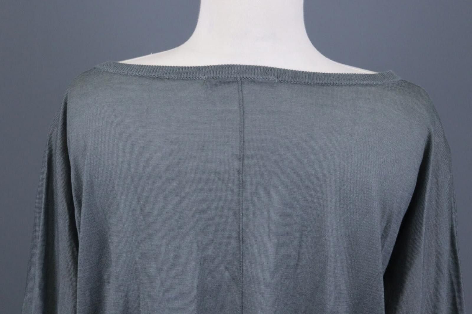 Designer Transit Par Such Gray Top Tunic Blouse Size 3 Size M / US 6-8 / IT 42-44 - 7 Thumbnail
