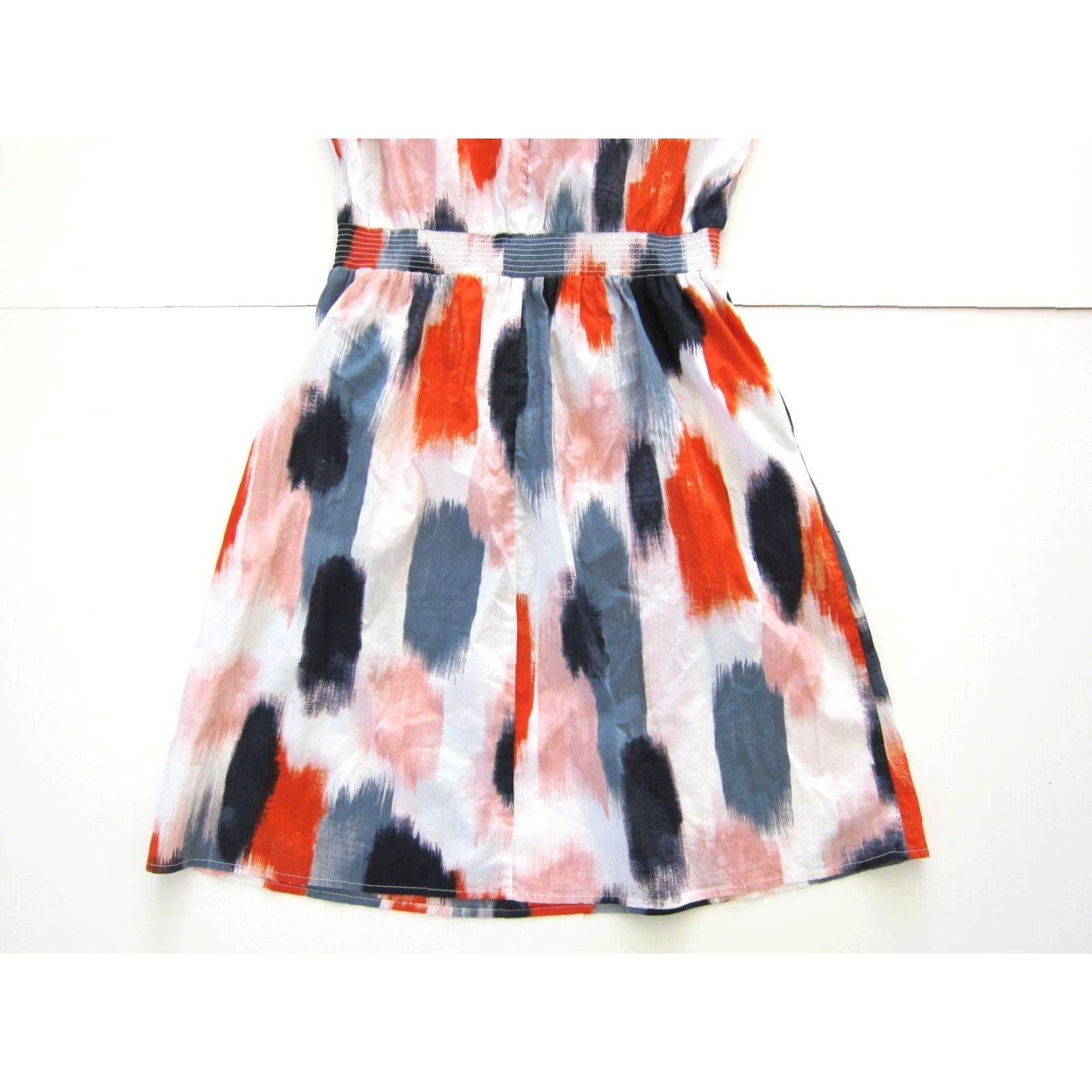 Vintage Simply Vera Wang Tank Dress Small Pink Pocket Sun 100% Cotton Size S / US 4 / IT 40 - 6 Thumbnail