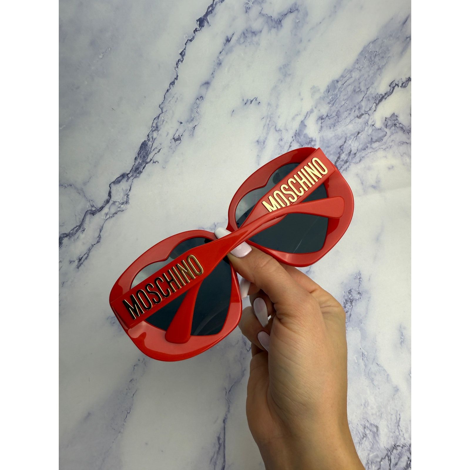 Moschino NEW Moschino MOS152S Red Heart Sunglasses Size ONE SIZE - 3 Thumbnail
