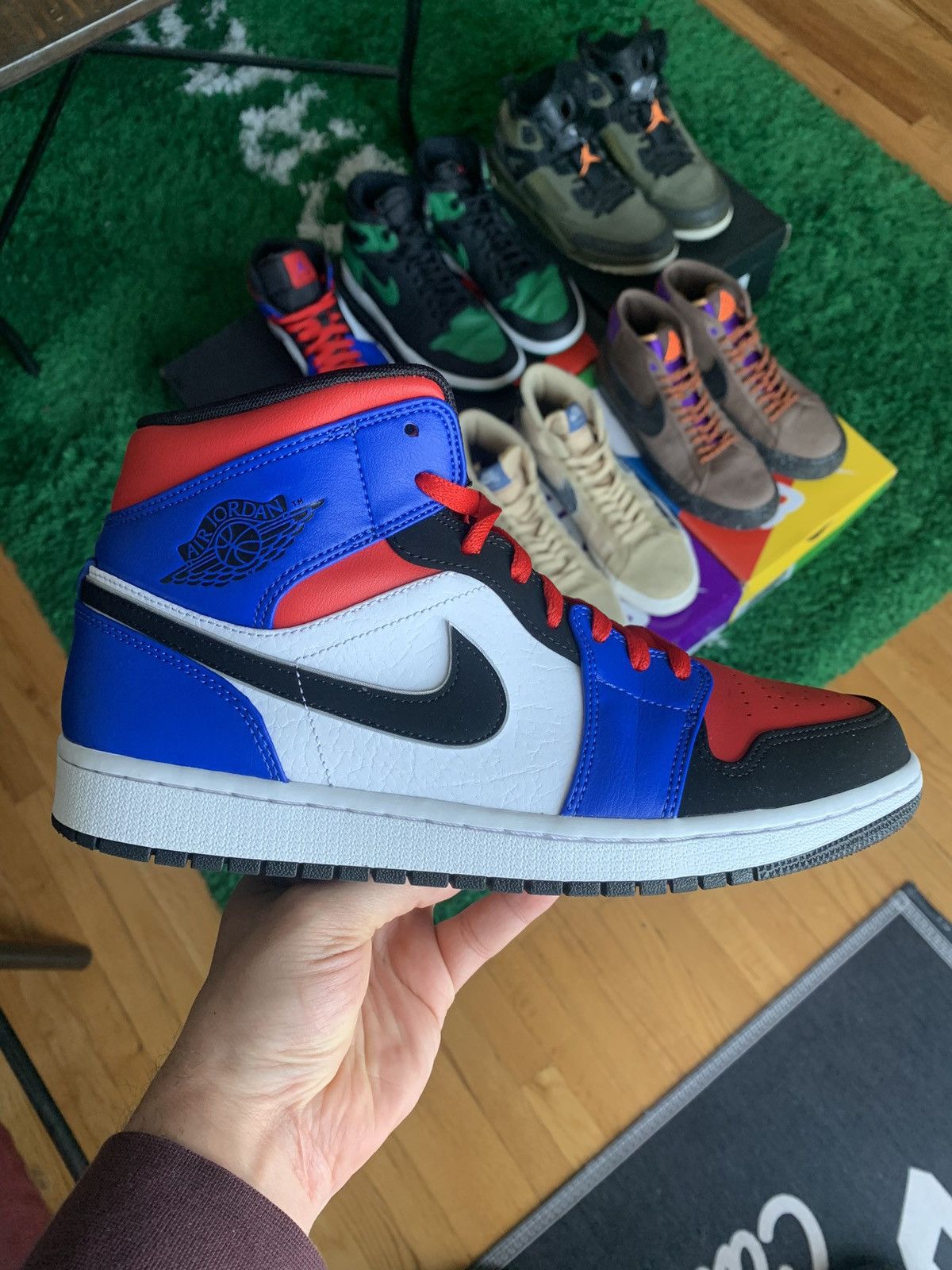 Jordan Brand × Nike Jordan 1 Mid Top 3 Size US 10 / EU 43 - 3 Thumbnail