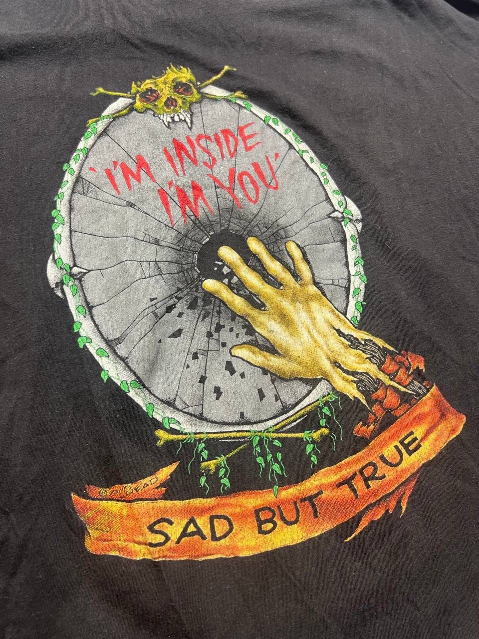 Brockum RARE 1991 Metallica "Sad But True" Tour Shirt Pushead Size US XL / EU 56 / 4 - 13 Thumbnail