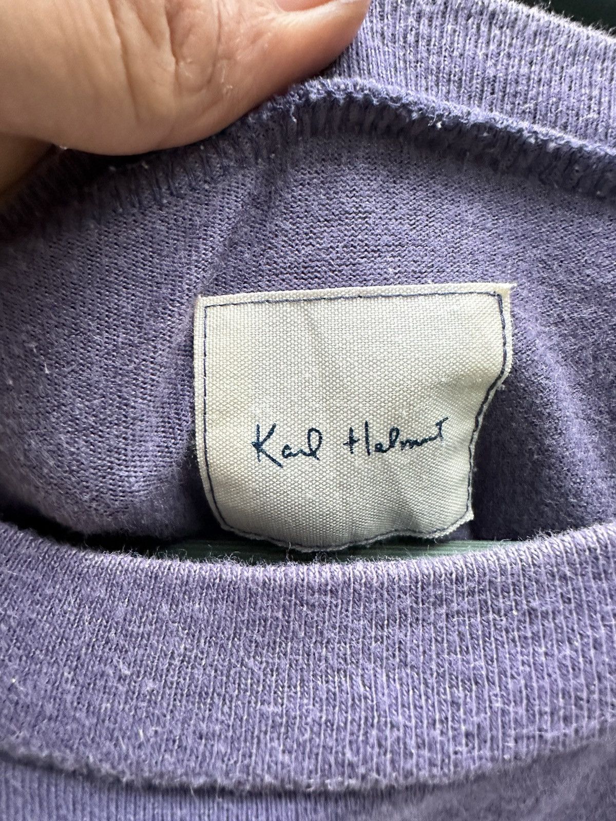 Karl Helmut × Pink House × Vintage Vintage Karl Helmut Patchwork Style Tee A115 Size US M / EU 48-50 / 2 - 6 Thumbnail