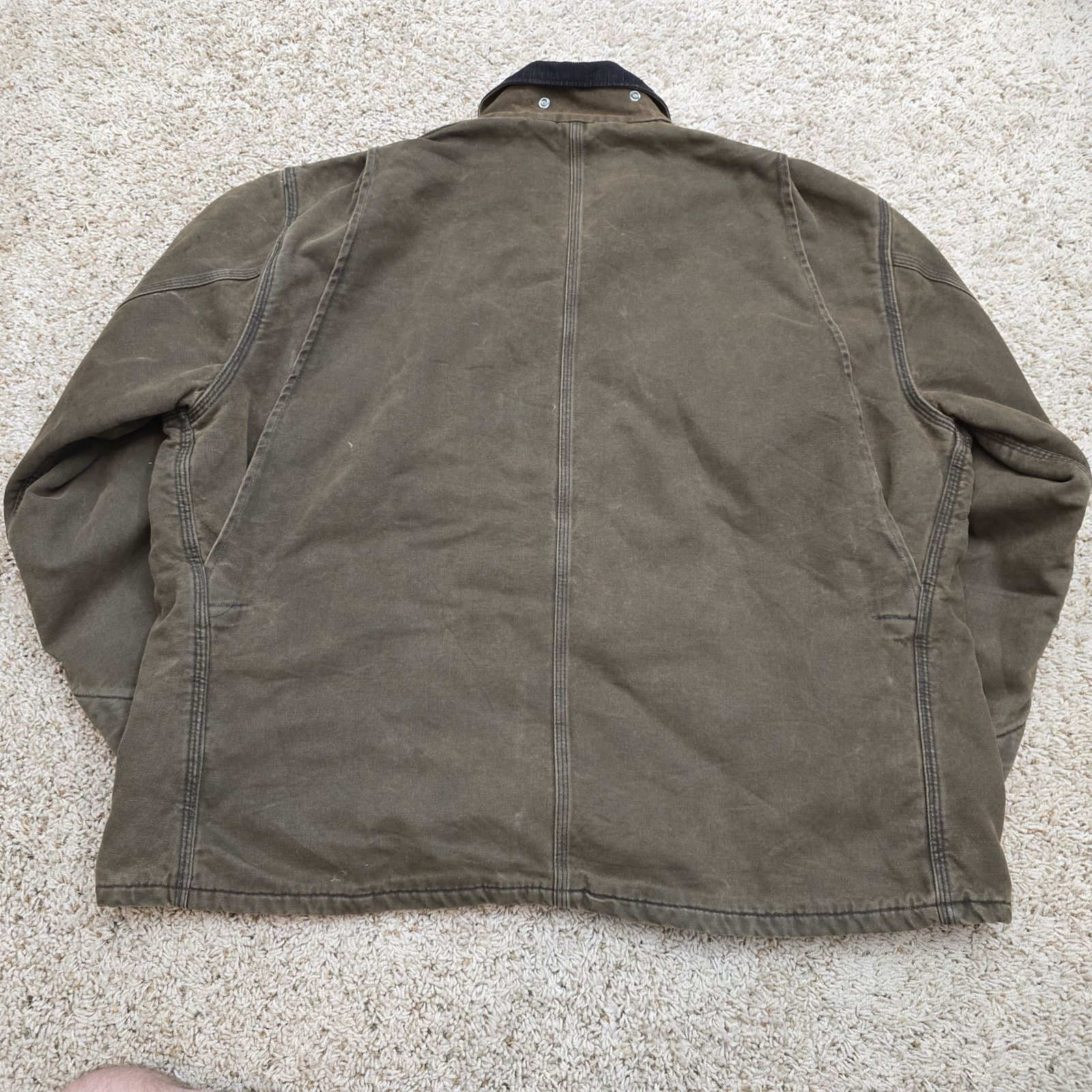 Carhartt Carhartt Dark Brown Blanket Lined Chore Coat Jacket Size 2XL Size US XXL / EU 58 / 5 - 8 Thumbnail