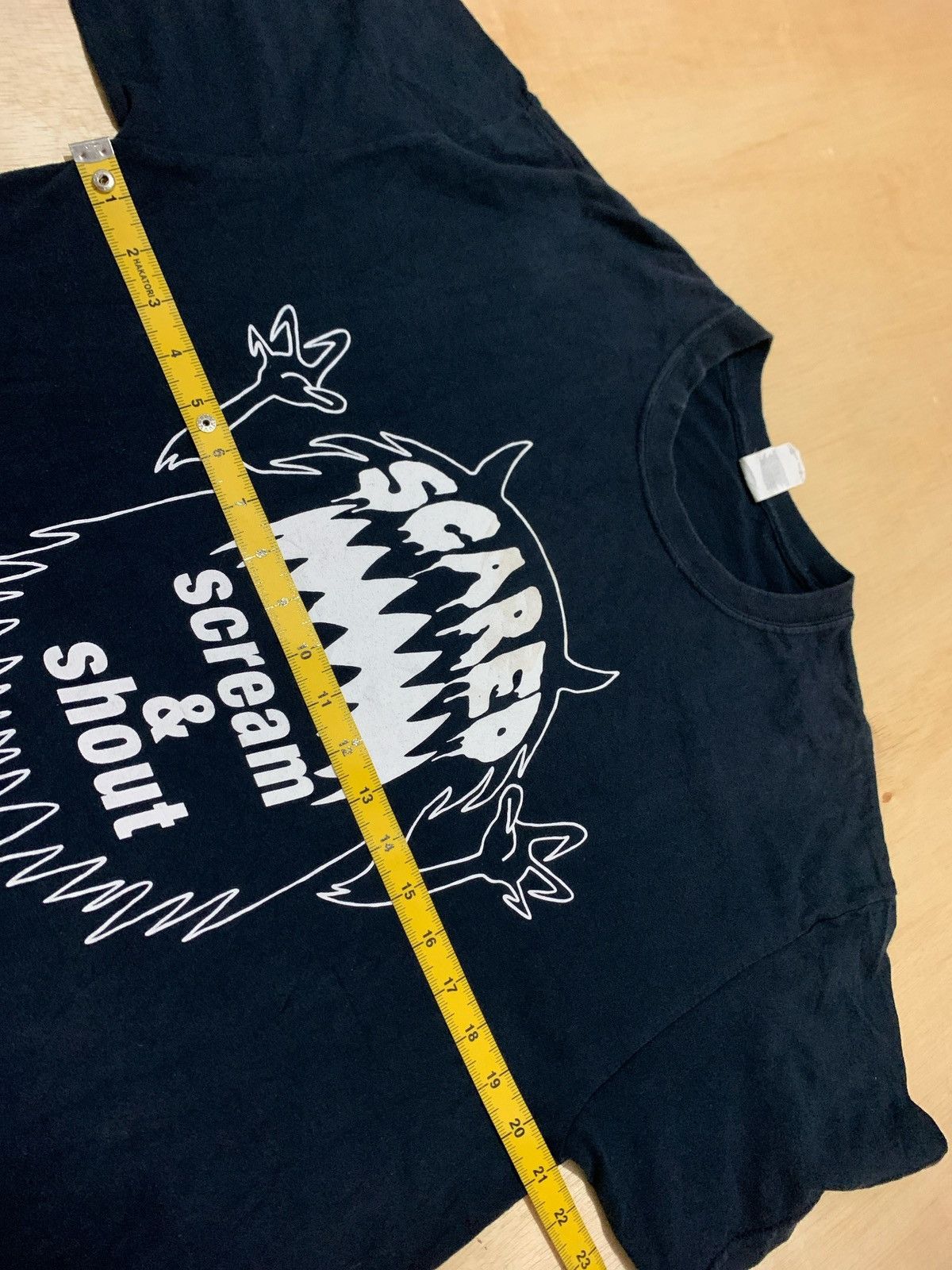 Hysteric Glamour × Japanese Brand Y2k Scared Scream & Shout Tshirt Size US M / EU 48-50 / 2 - 6 Thumbnail