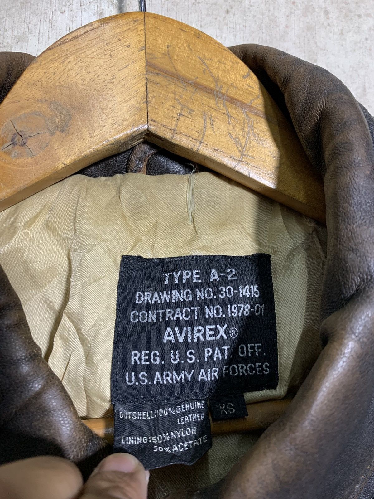 Other 🔥VTG AVIREX LEATHER JACKETS TYPE A2 Size US S / EU 44-46 / 1 - 13 Thumbnail