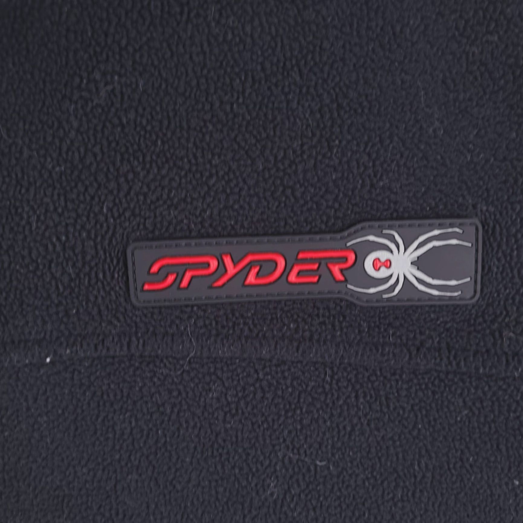 Spyder Spyder Sweater Mens L-XL Black Fleece Zip Relaxed Polyester Jacket Size US L / EU 52-54 / 3 - 3 Thumbnail