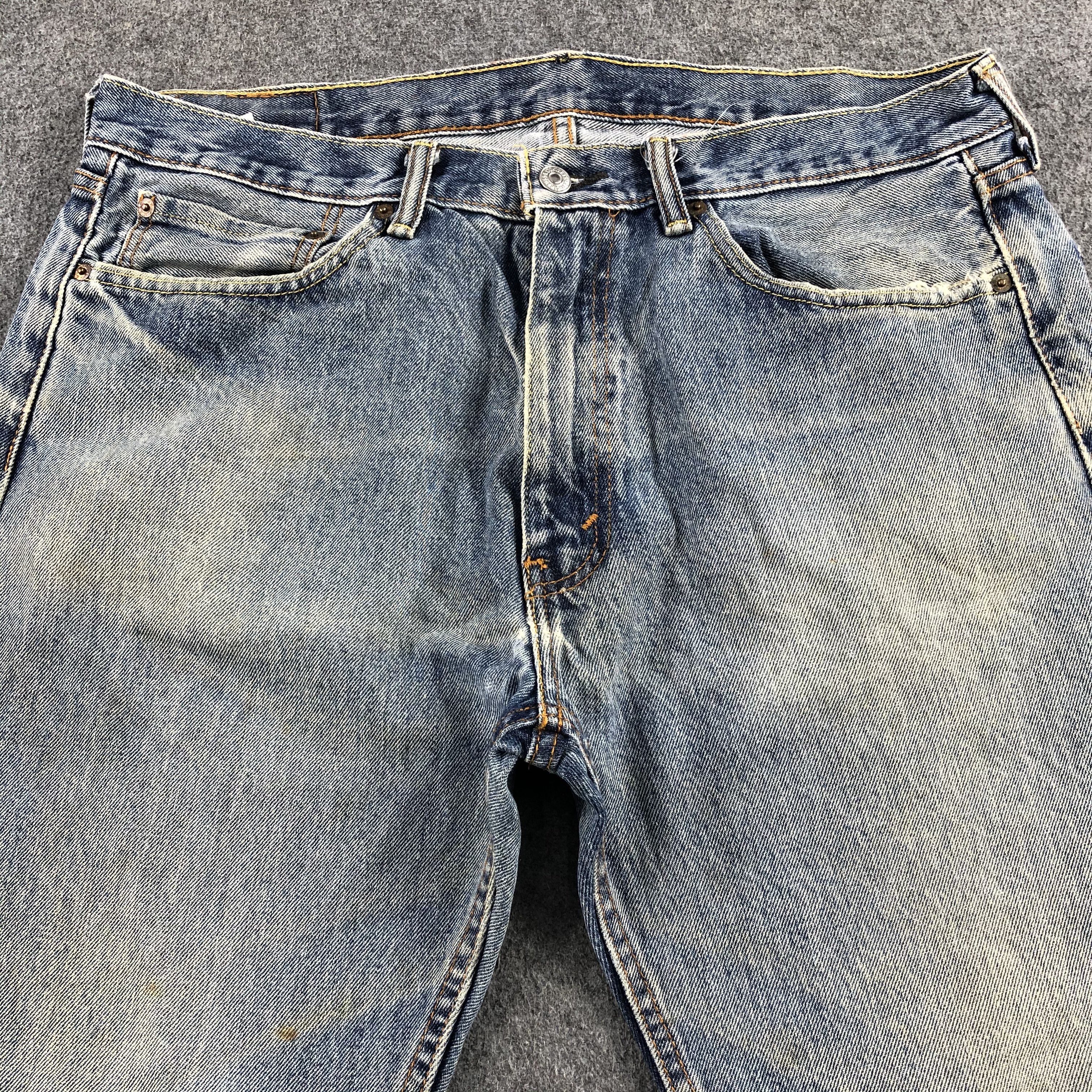 Levi's Vintage Light Wash Levis 505 Jeans-J2073 Size US 38 / EU 54 - 3 Thumbnail