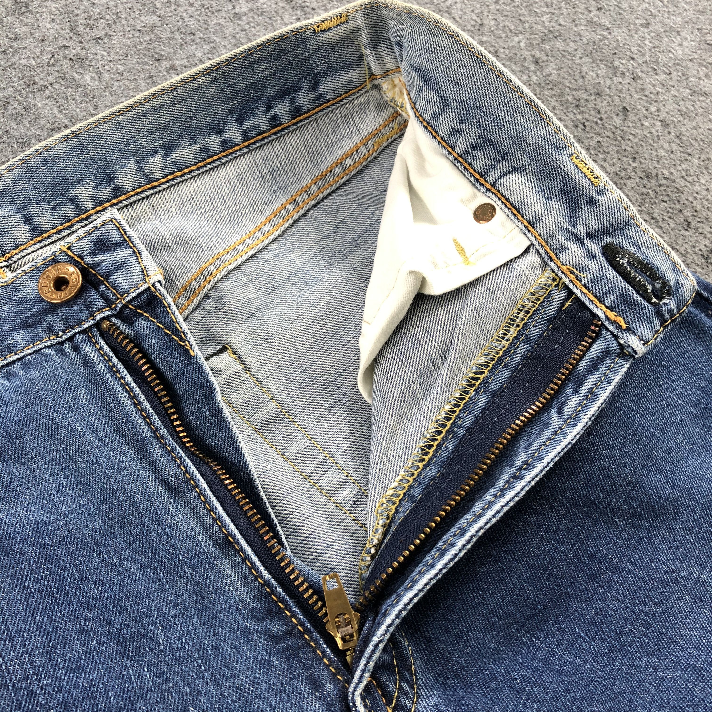 Edwin Vintage Blue Wash Edwin 505 Jeans-J1766 Size US 28 / EU 44 - 8 Thumbnail