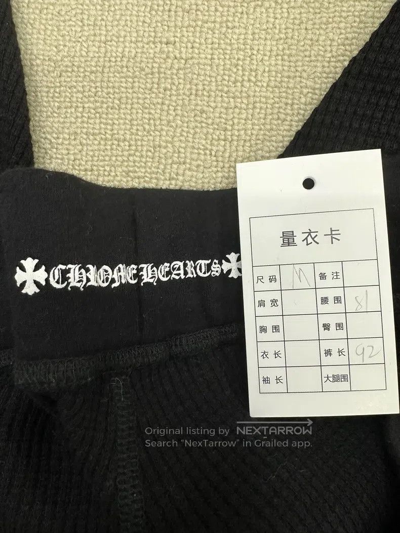 Chrome Hearts CHROME HEARTS size M Floral Arm Horsehoof Waffle Knit Long Size US 27 - 4 Thumbnail