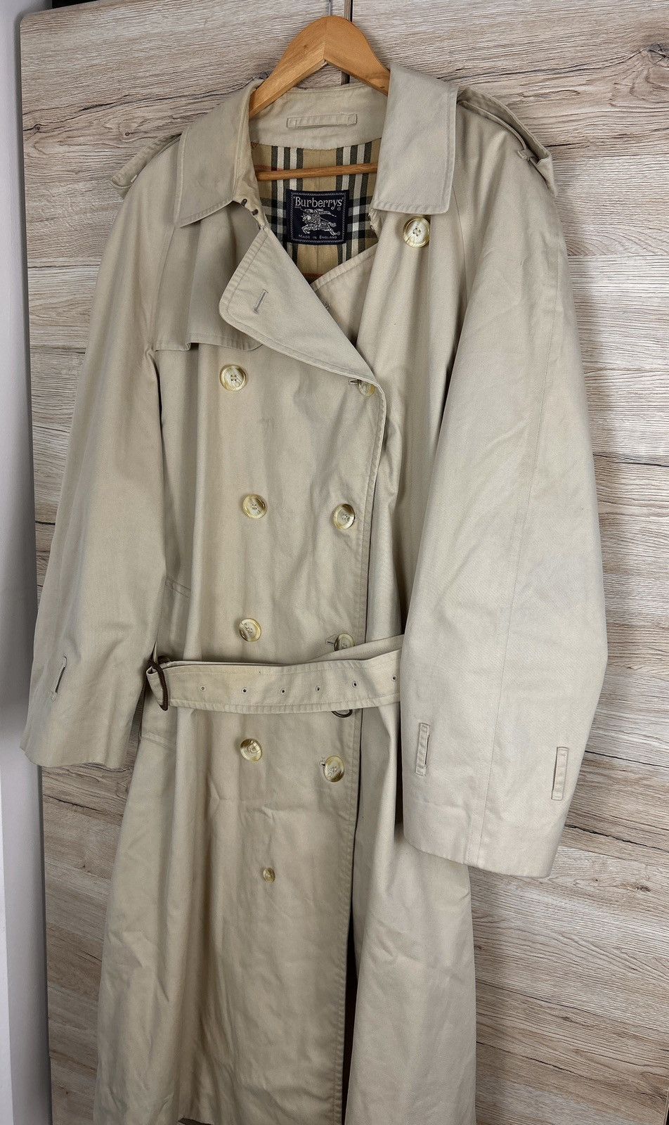 Burberry Burberrys 90s Double-row Coat Size US L / EU 52-54 / 3 - 1 Thumbnail