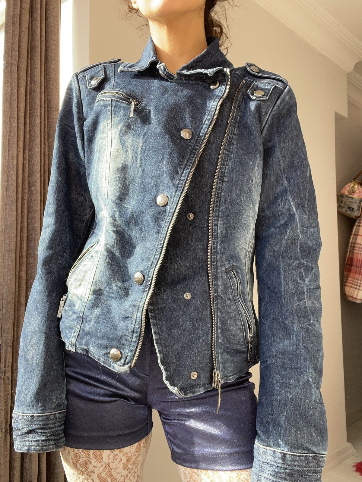 Vintage Eusabetta Franchi jean jacket Size M / US 6-8 / IT 42-44 - 3 Thumbnail
