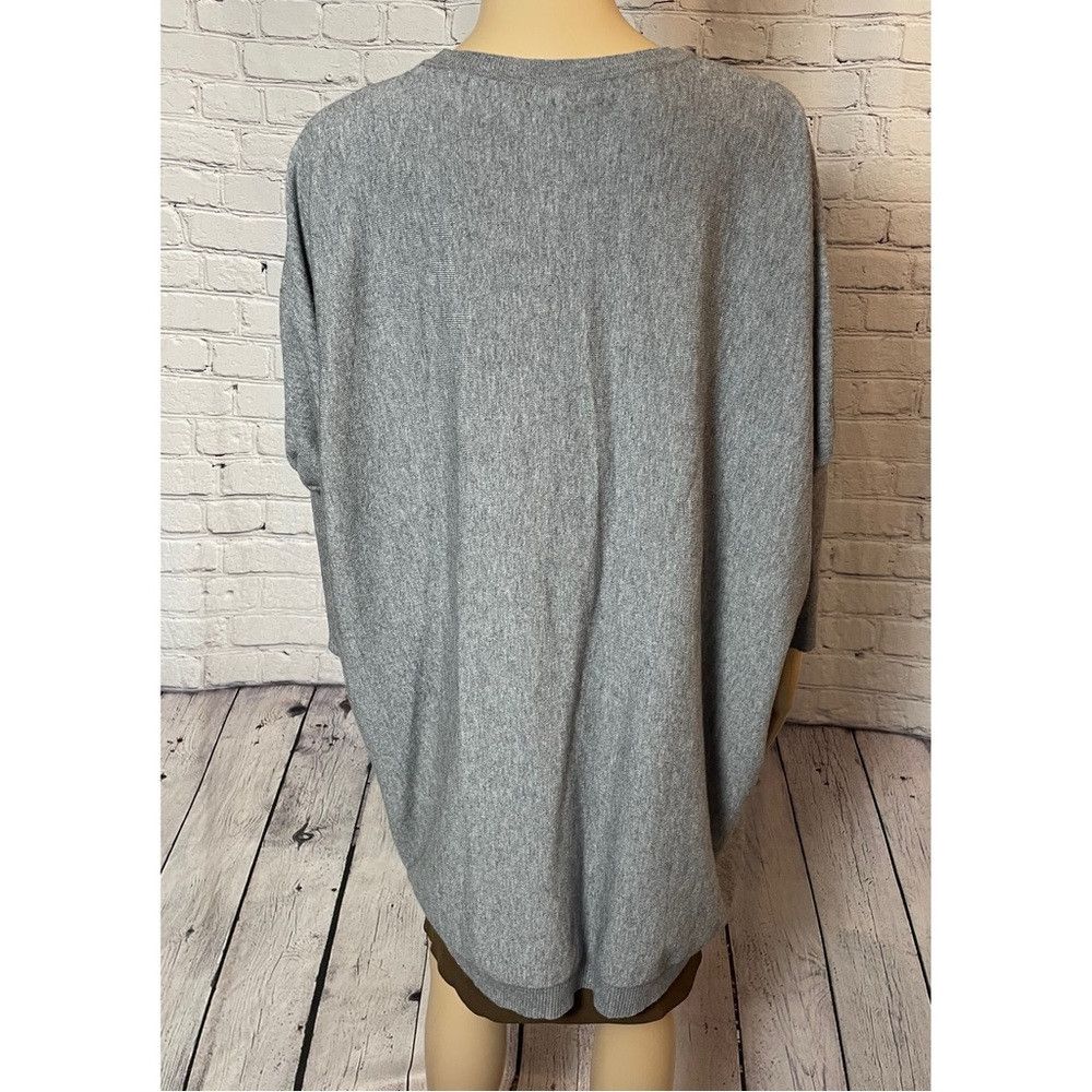 Other Escio Ponco Box Grey Viscose Sweater Size L/XL Size XL / US 12-14 / IT 48-50 - 4 Thumbnail