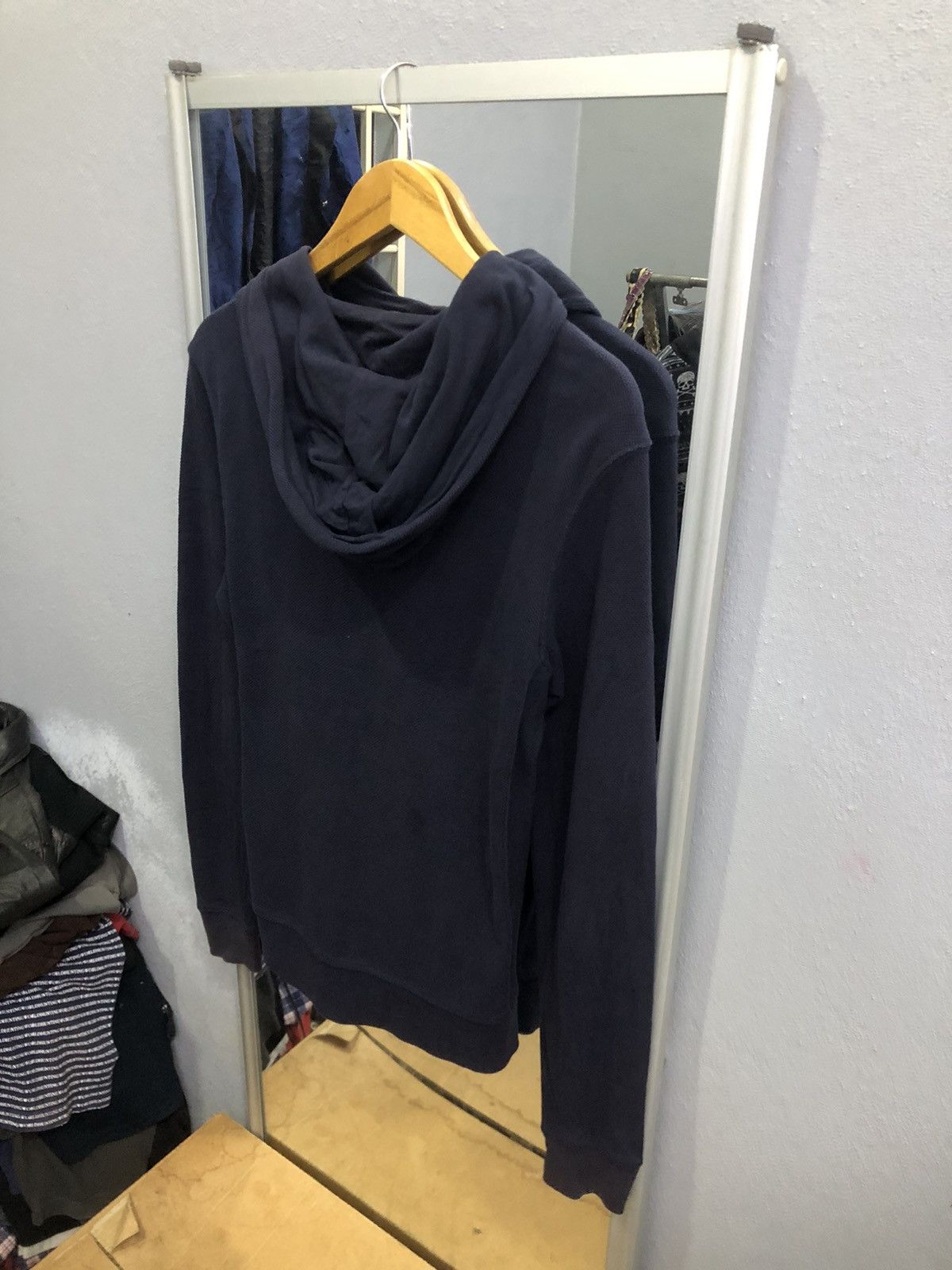 Zara Zara Man Basic Navy Zip Hoodie Basic Collection Size US M / EU 48-50 / 2 - 11 Thumbnail
