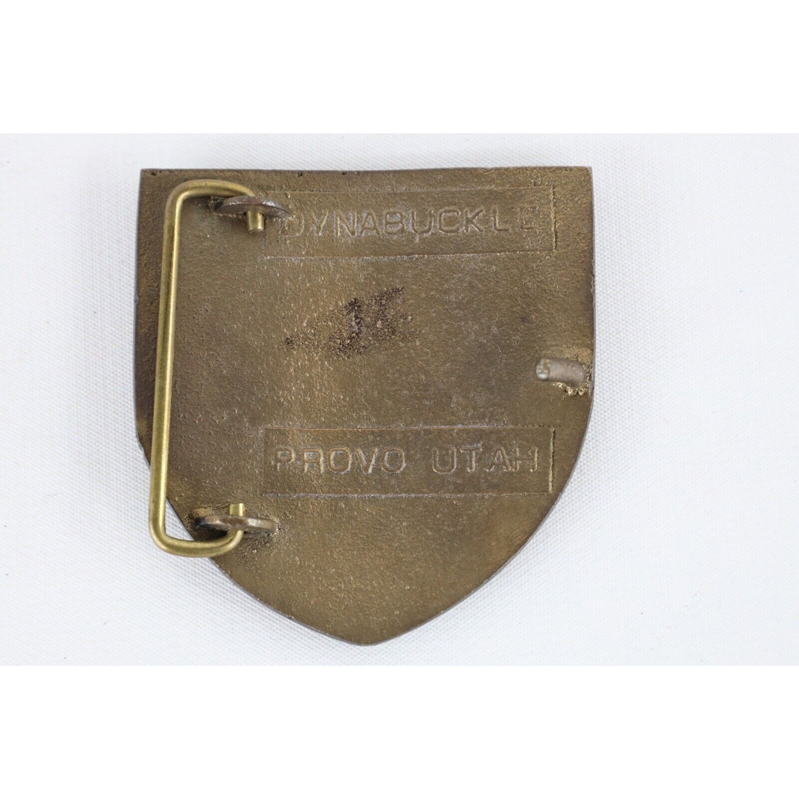 Vintage Vintage 70s Skyr Skiing Dynabuckle Provo Utah Belt Buckle Size ONE SIZE - 2 Thumbnail