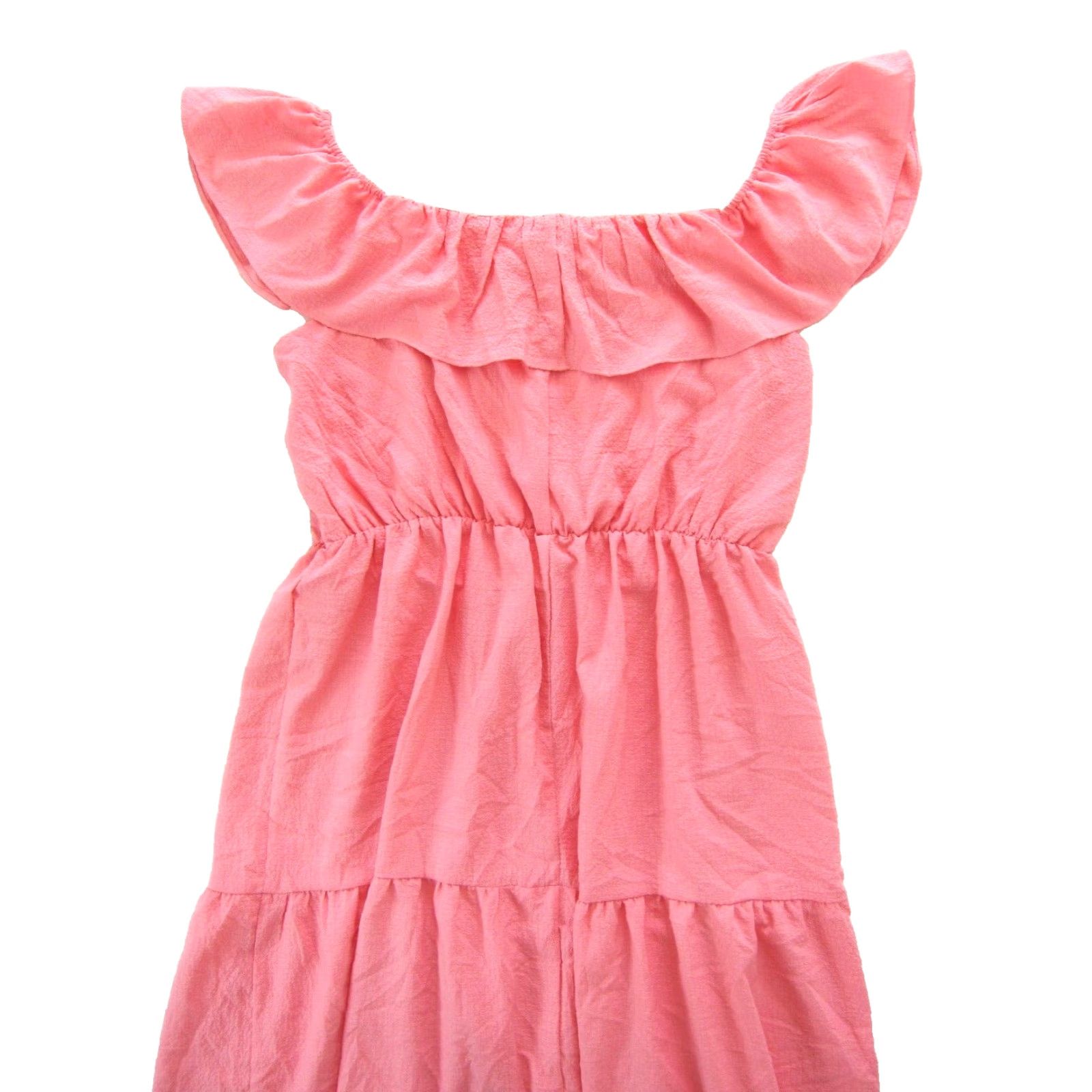 Pinko VINTAGE NWT 52seven Pink Off Shoulder Long Maxi Smock Peasant Sun Dress Women Size 16 Size XXL / US 16-18 / IT 52-54 - 6 Thumbnail