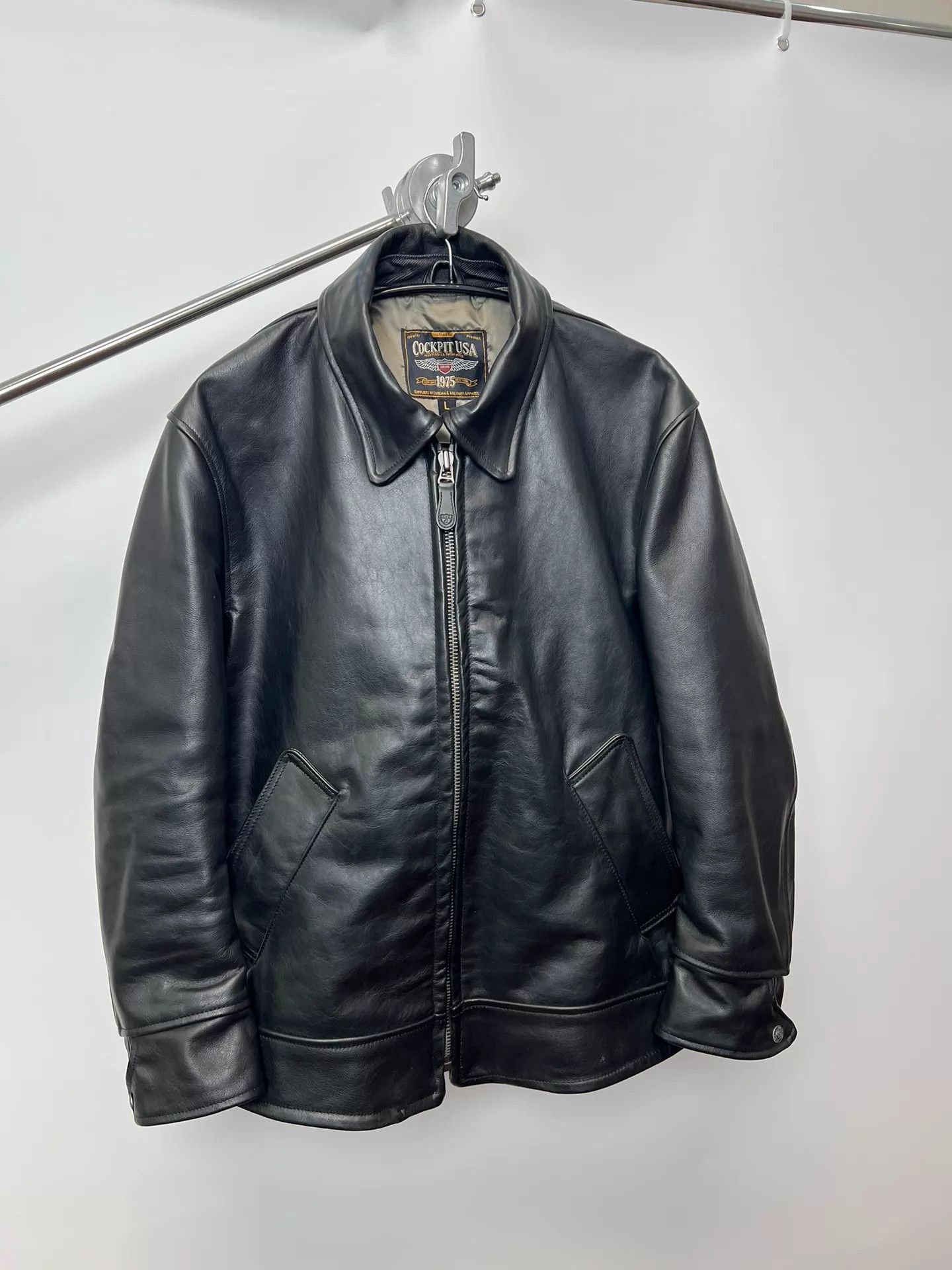 Cockpit USA COCKPIT Tea Core Horsehide Biker Jacket Size US L / EU 52-54 / 3 - 2 Thumbnail