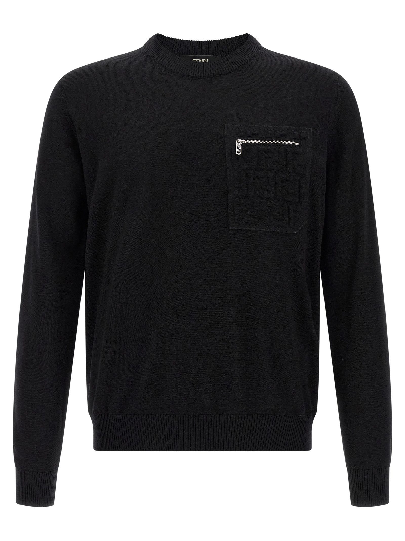Fendi FF pocket sweater Size US XL / EU 56 / 4 - 1 Thumbnail