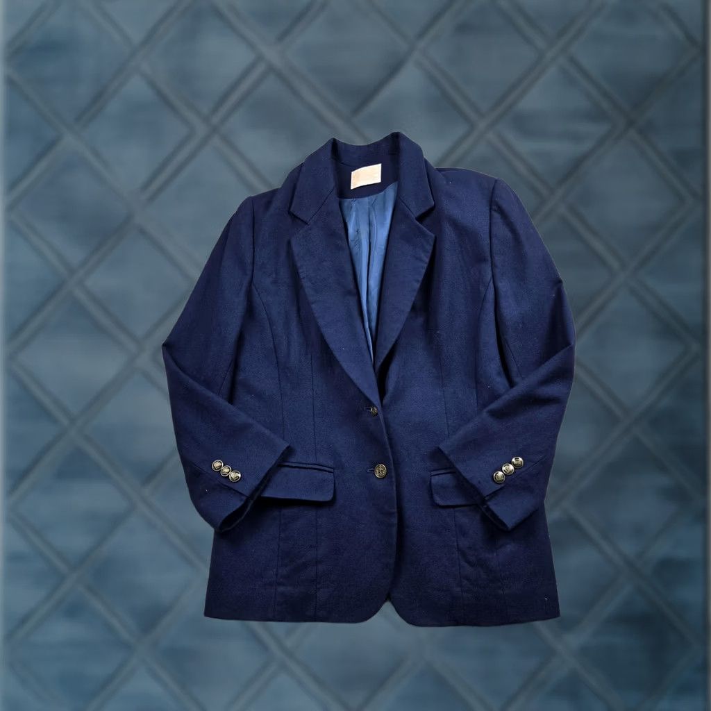 Pendleton VINTAGE Pendleton Blazer Womens XL Wool Navy Blue Button Sport Coat Jacket Size XL / US 12-14 / IT 48-50 - 1 Thumbnail