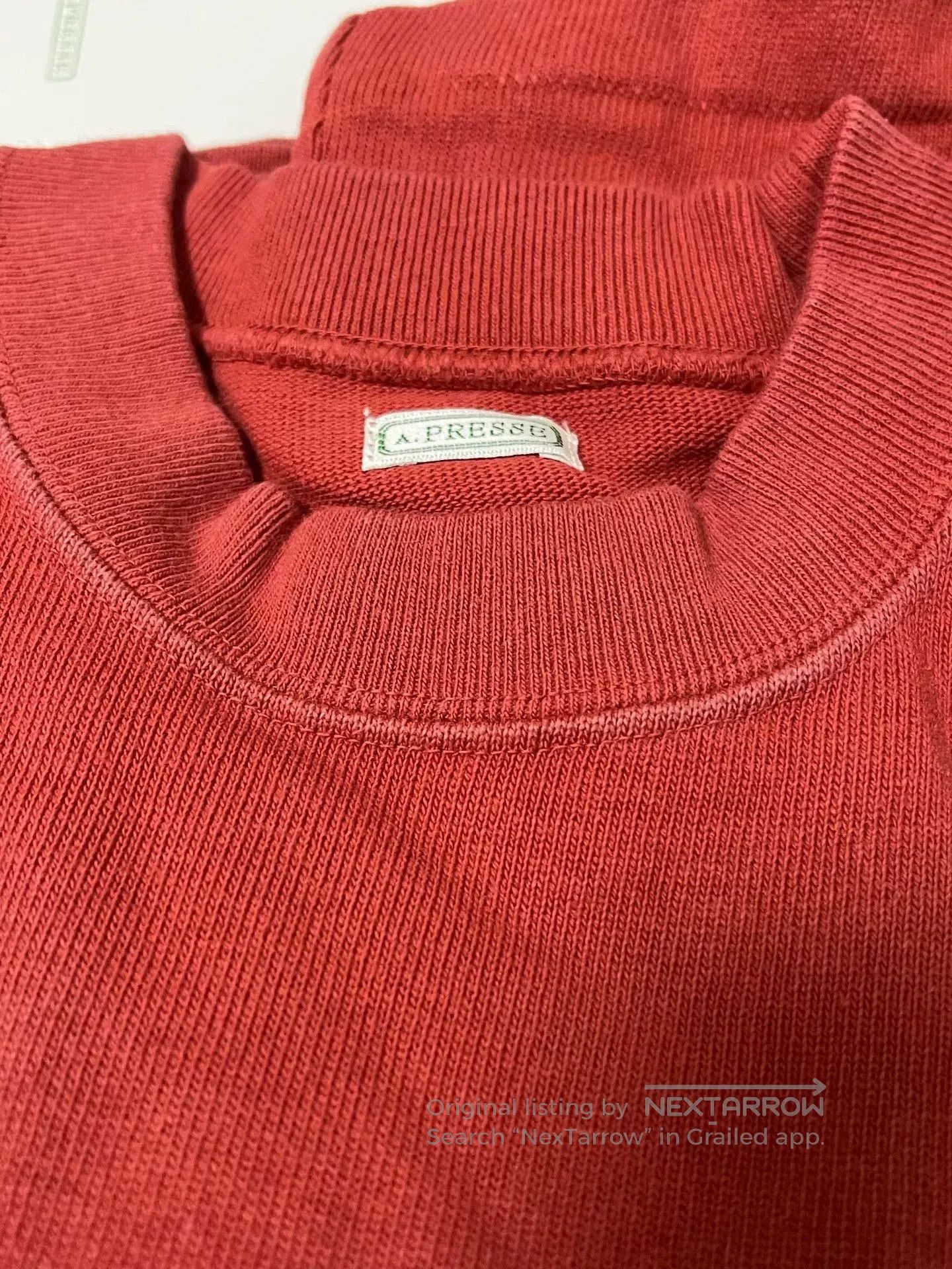 A.PRESSE A.PRESSE Vintage L/S T. Size US M / EU 48-50 / 2 - 2 Thumbnail