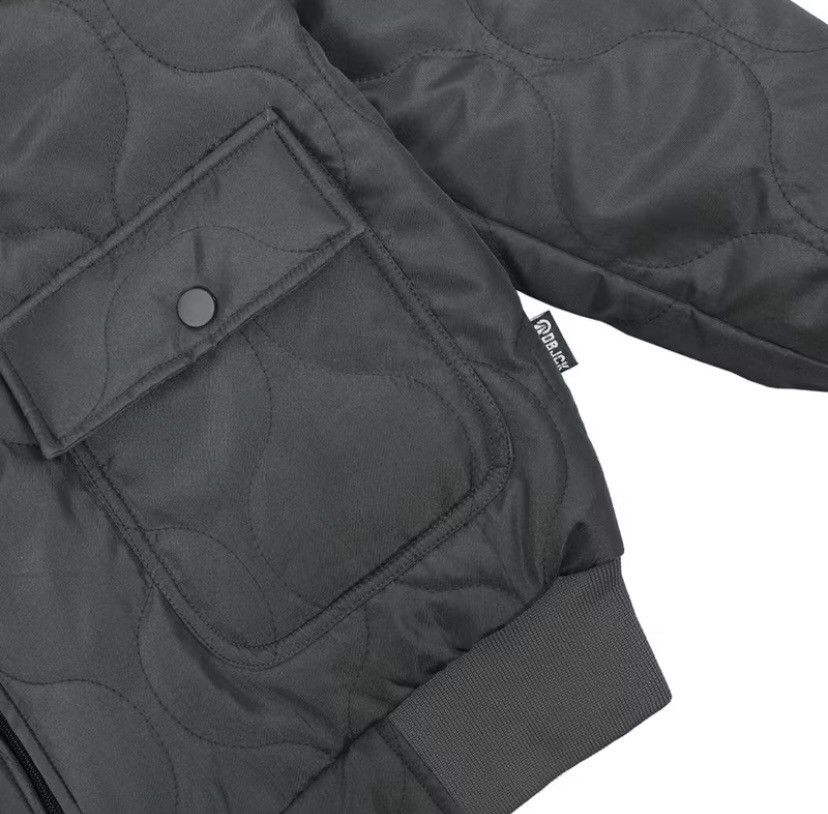 Other Bomber jacket quilting Dobby gray streetwear Size US M / EU 48-50 / 2 - 6 Thumbnail