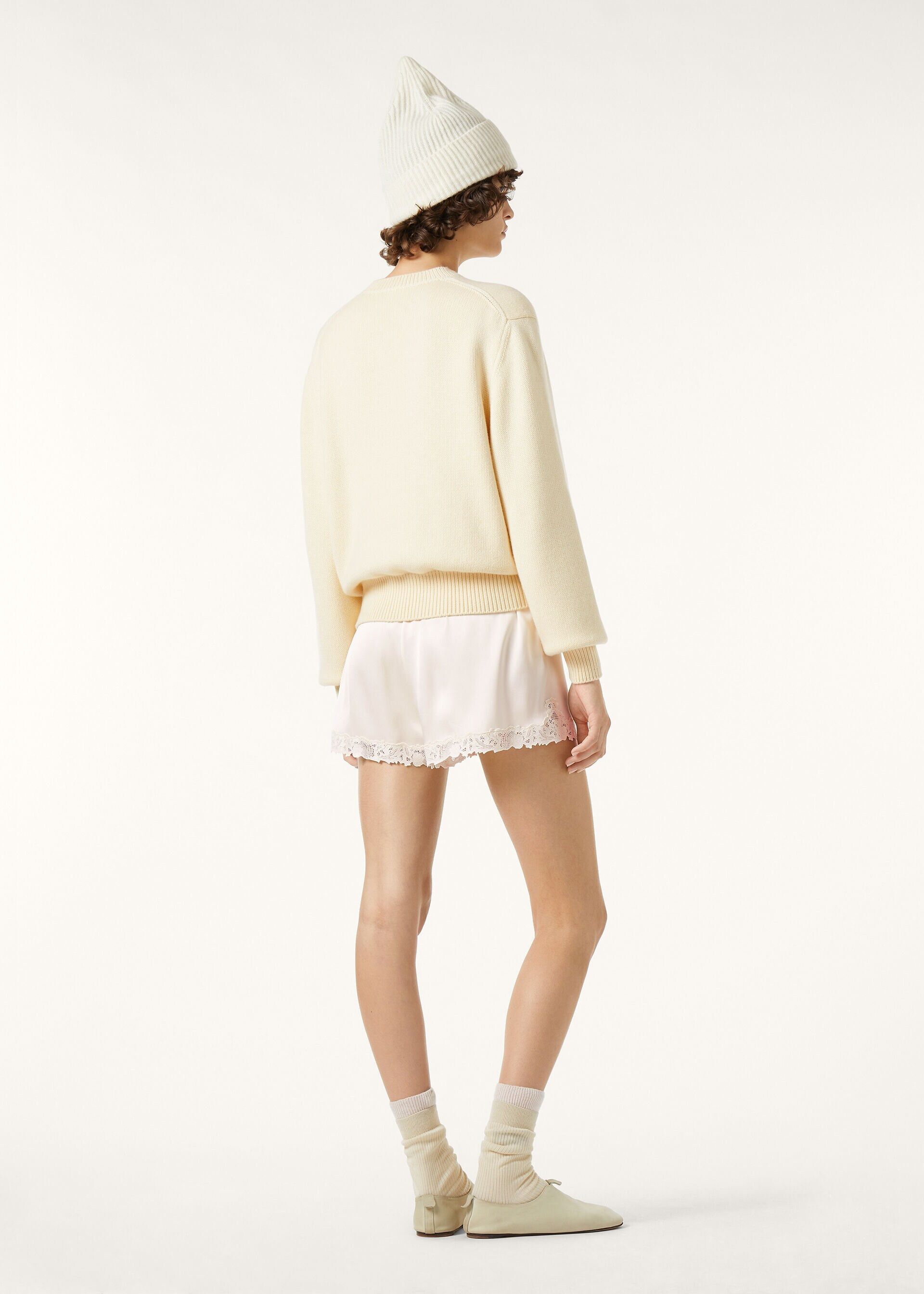 Loro Piana os11x0326 FAQ9314 Classic Crewneck Sweater in Quiet Horizon Size M / US 6-8 / IT 42-44 - 5 Thumbnail