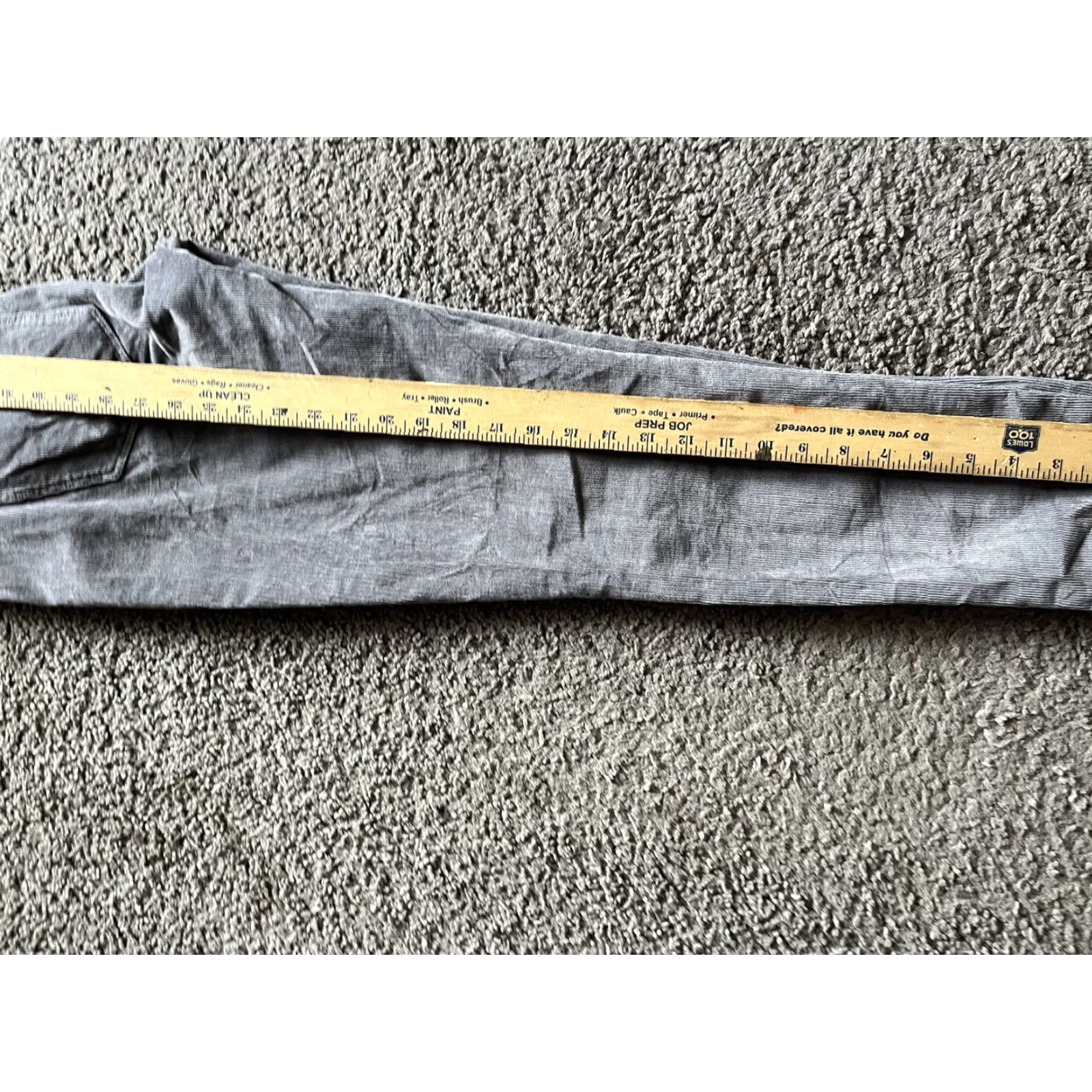 Banana Republic Banana Republic Pants Womens 27 Gray Corduroy Skinny Leg 5 Pocket Ankle Cords Casual Dress Pants Slim Fit 27 in Gray Womens Size 27" / US 4 / IT 40 - 6 Thumbnail