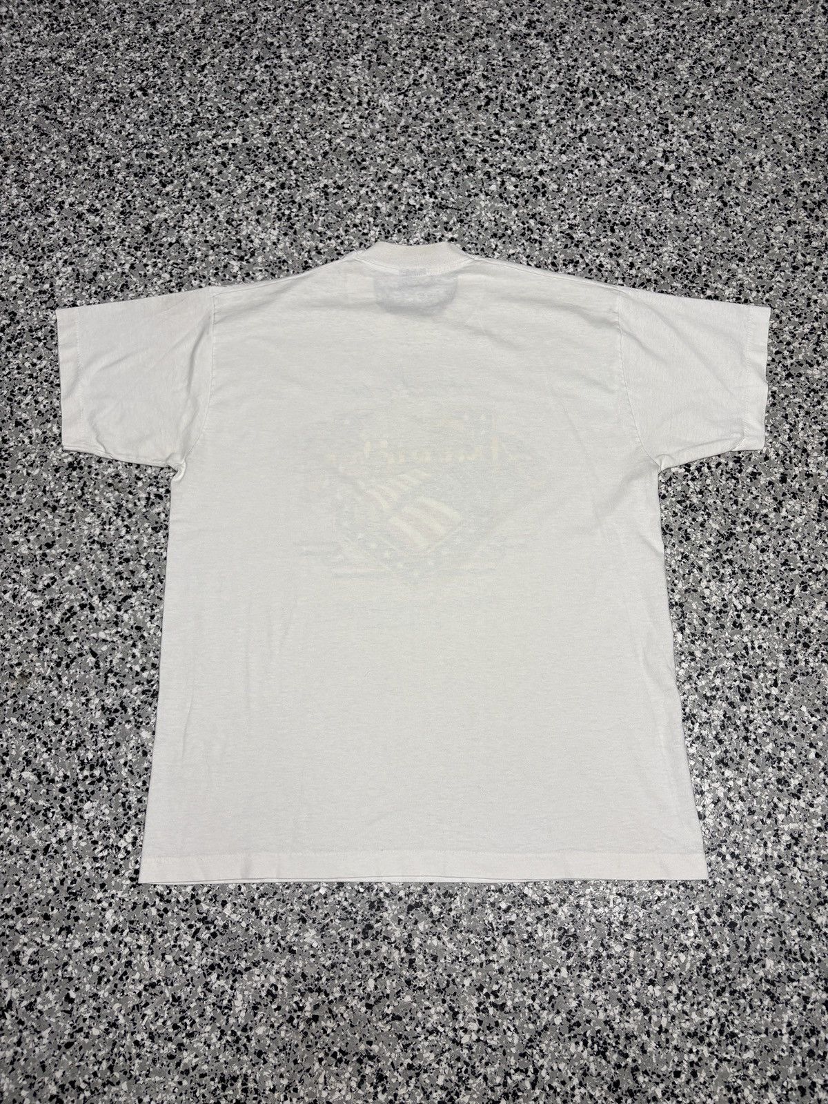Hanes Vintage 1991 Hanes “Proud To Be American” T-Shirt Sz. M 0785 Size US M / EU 48-50 / 2 - 2 Thumbnail