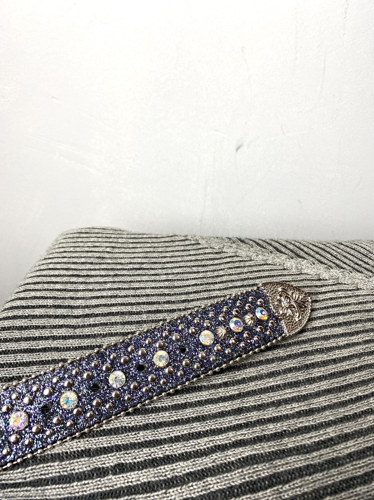 Other Hype Rhinestones Belt BB Simon Style Diamonds Size ONE SIZE - 6 Thumbnail